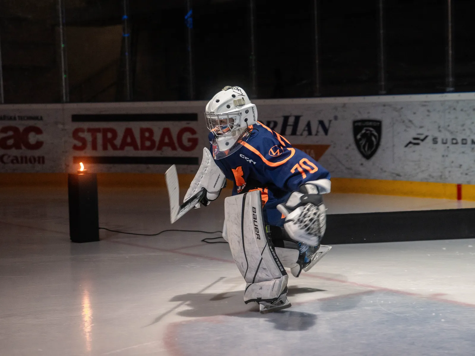 Goalie in the spotlight