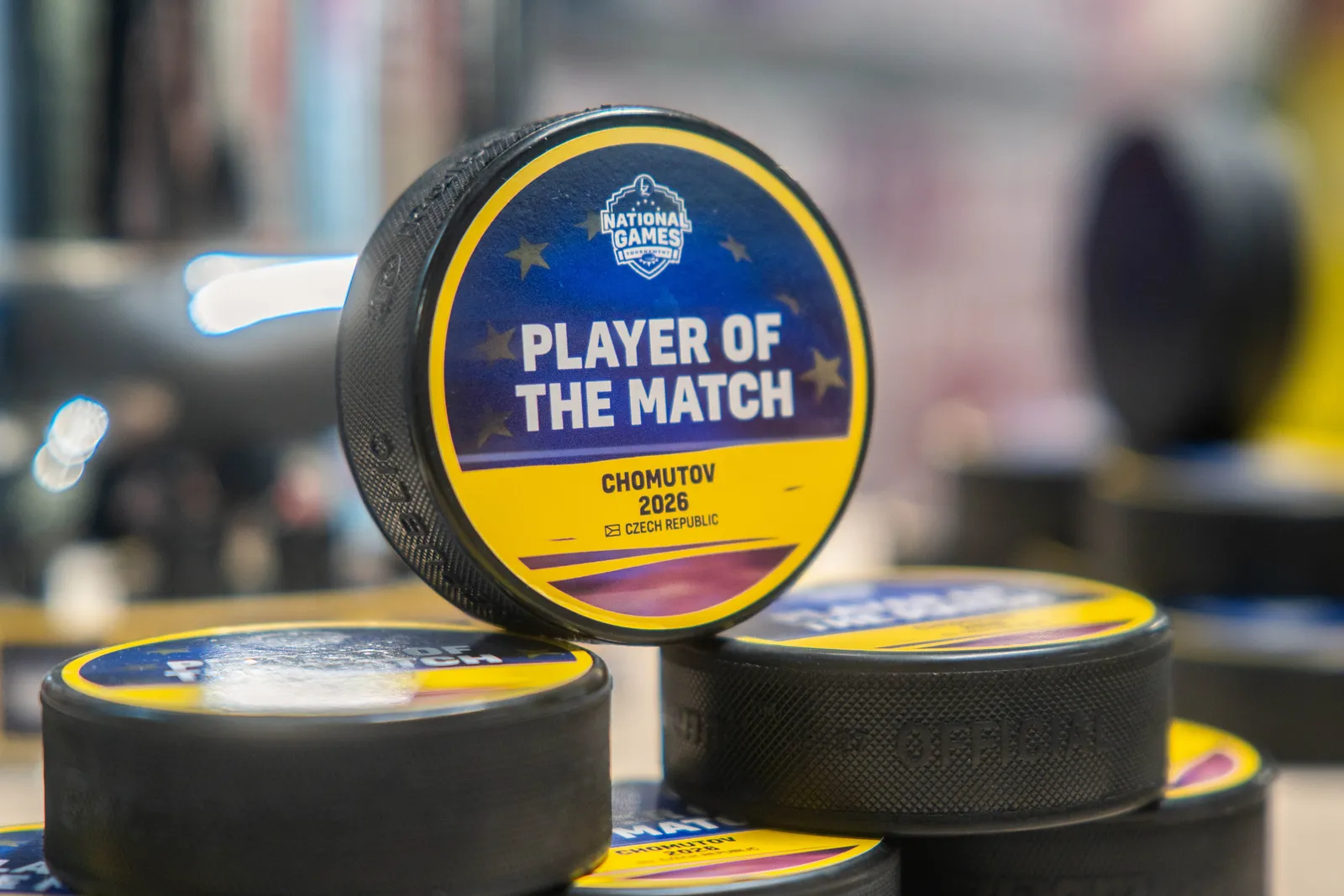 Player of the Match puck